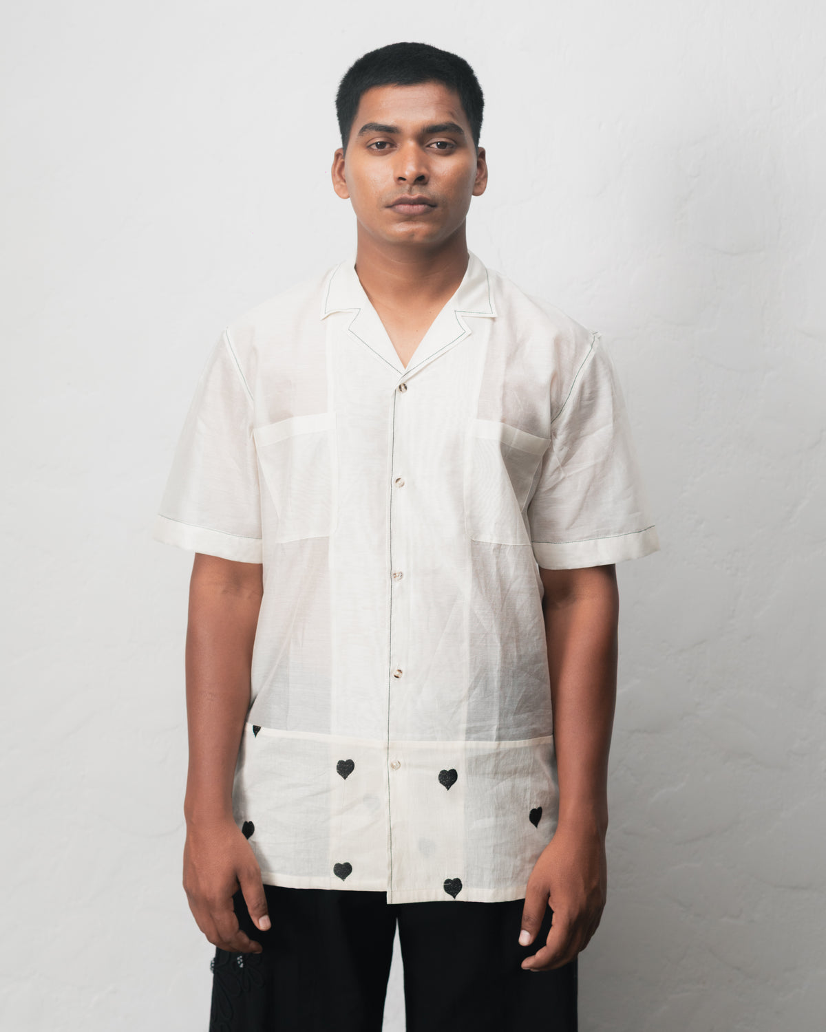 Sheer Heart Cuban Shirt